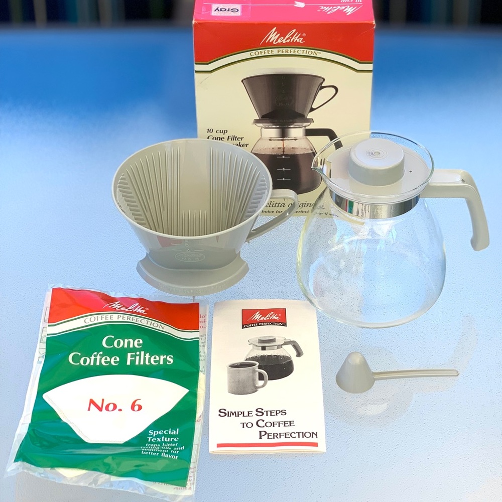 Melitta® 10-Cup Pour-Over Cone Filter Coffeemaker